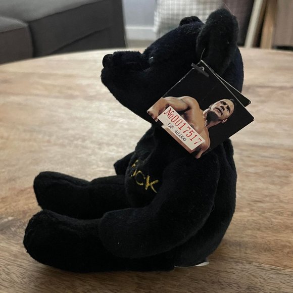 5/$20 WWF Black "The Rock" Attitude Bear Pre-Owned Wrestling WWE - Picture 2 of 9